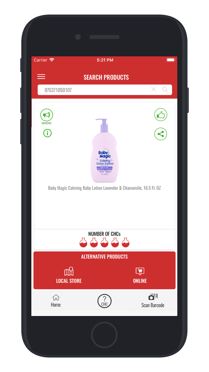 Redify - Avoid Toxic Products