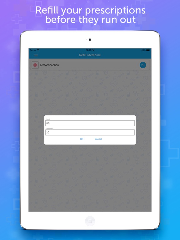 Pill Reminder - A Meds Tracker iPad screenshot 4 - Health & Fitness app