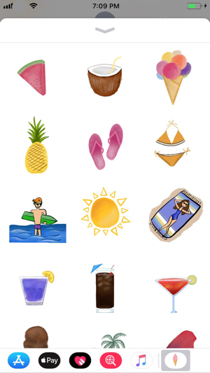 Summer Vibes Stickers