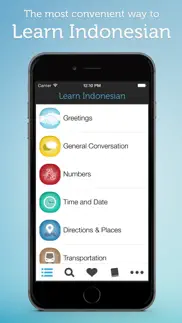 learn indonesian - phrasebook iphone screenshot 1