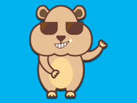 Hamster pet - stickers and emoji