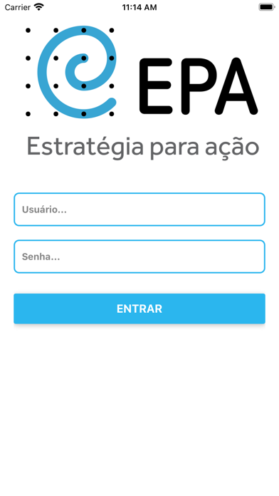 EPA Estratégia para Ação Screenshot
