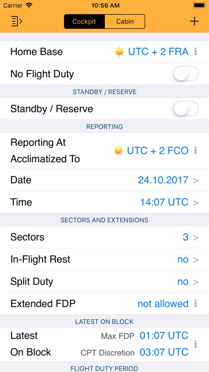 EASA FTL Calc screenshot-4