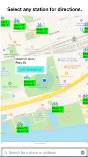 bike stations toronto iphone screenshot 2