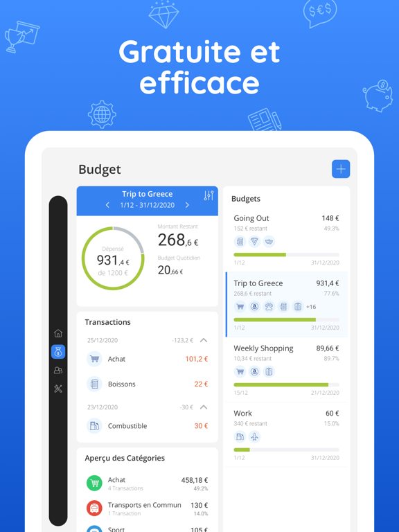 Screenshot #5 pour Moneyboard - Budget & Dépenses