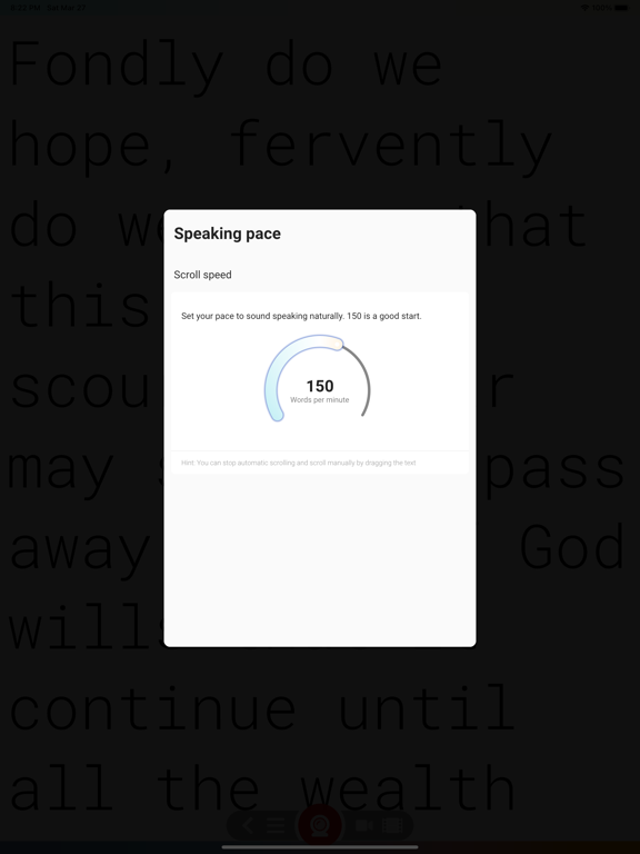 TelePrompter 365 iPad screenshot 4 - Utilities app