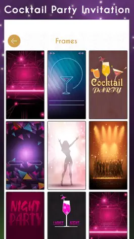 Game screenshot Cocktail Party Invitation Card apk