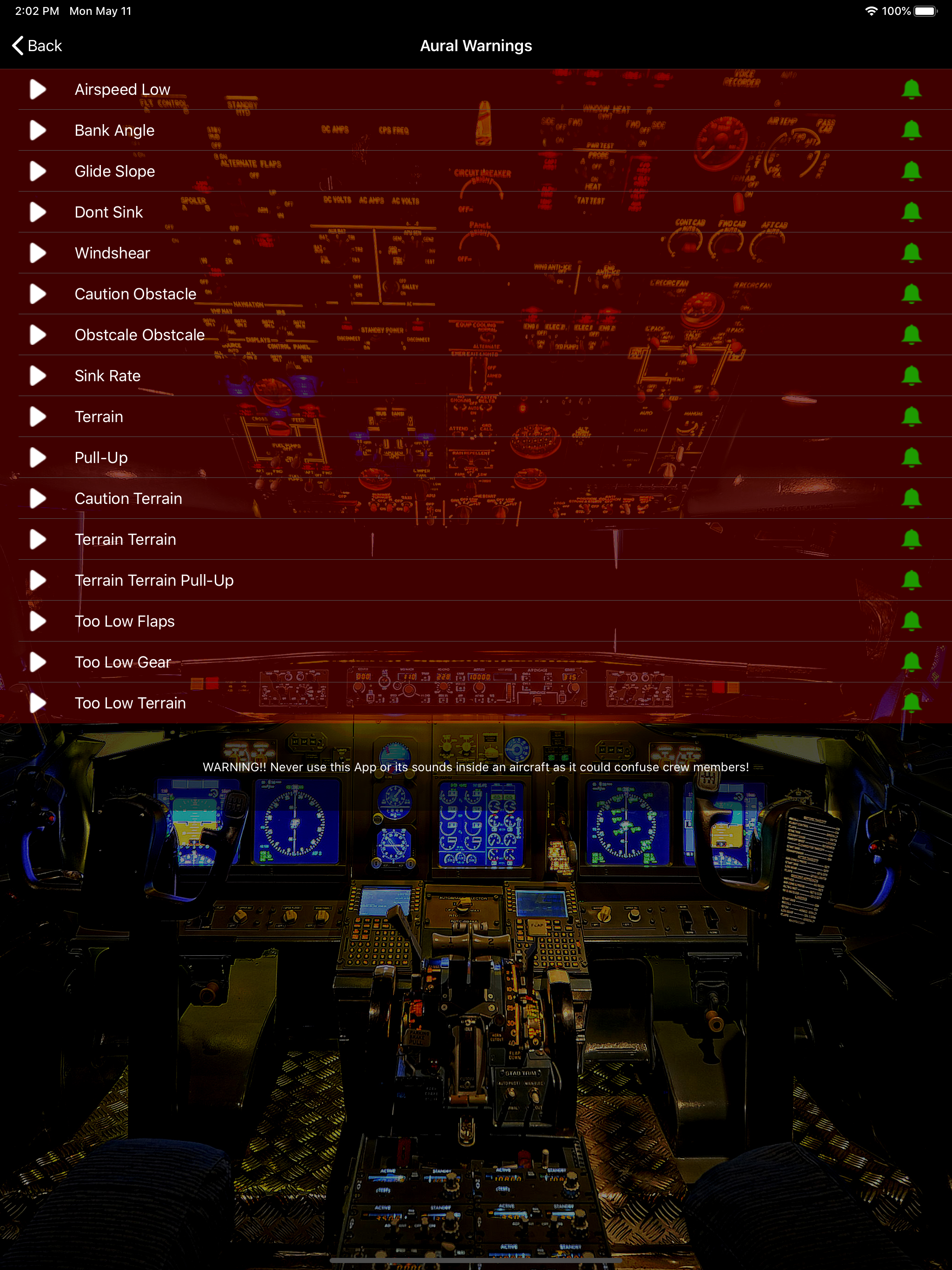 737 Voice - Aural Warnings screenshot 7