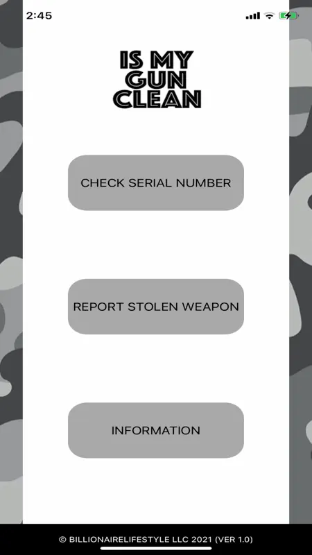 IS MY GUN CLEAN screenshot 1 of 2