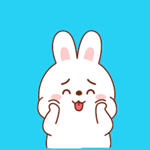 Happy Bunny Animated Stickers icon