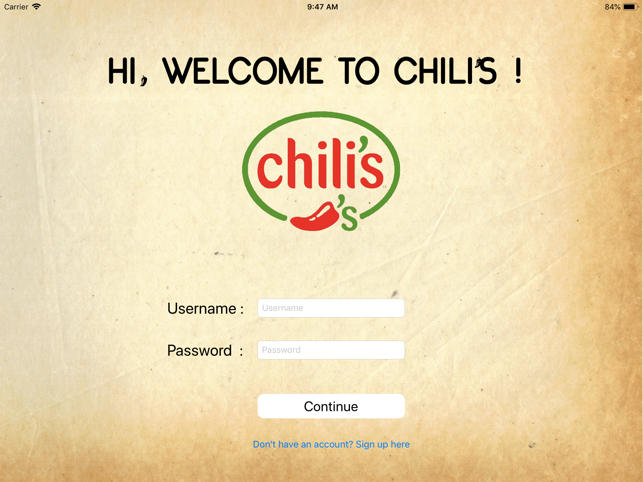Chilis Customer Waiting List