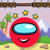 Icon red ball hero - roll and jump