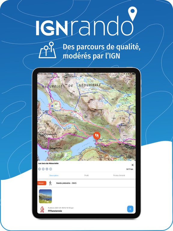 IGNrando' – France hiking mapsのおすすめ画像1