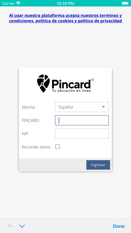 Pincard