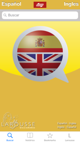 Spanish-English Larousse screenshot