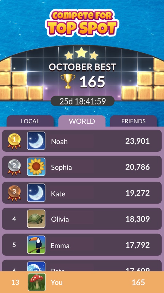 #7. Blockscapes - Block Puzzle (iOS) Bởi: PeopleFun, Inc.