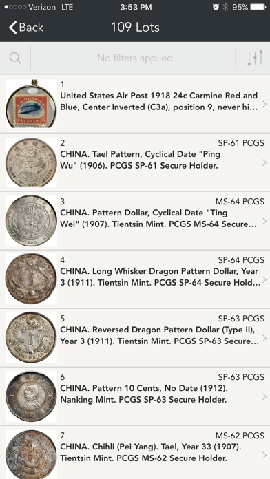 Stack's Bowers Galleries Screenshot