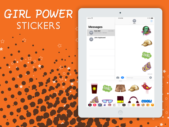 Screenshot #4 for Girl Power Emojis