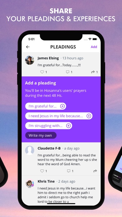 Hosanna - Daily Bible Reading Screenshot