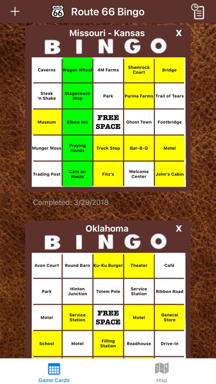 Route 66 Bingo