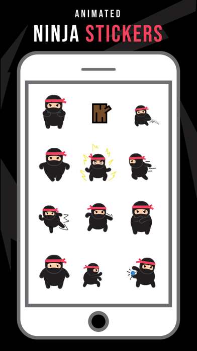 Ninja Animated Stickers Screenshot 1