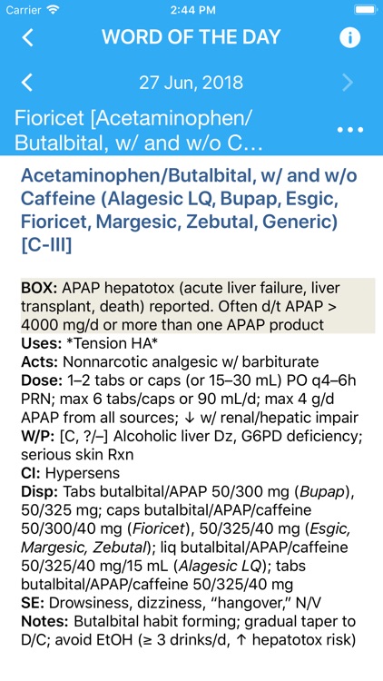 Clinician's Pocket Drug