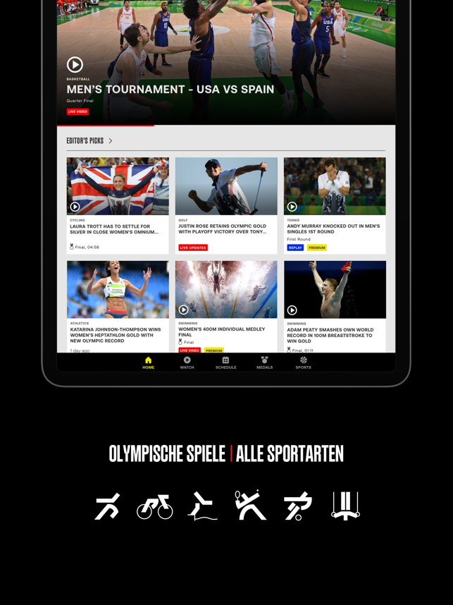 ?Eurosport: News & Ergebnisse Screenshot