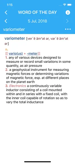 Game screenshot Webster’s College Dictionary mod apk