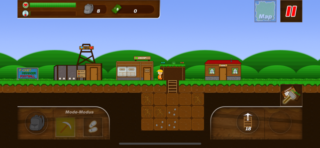 ‎Treasure Miner - 2d gem mine Screenshot