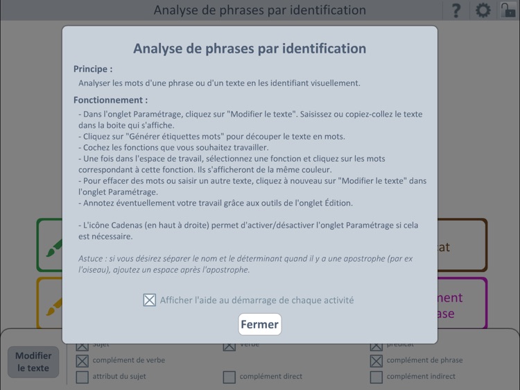École : Analyse grammaticale 1 screenshot-3