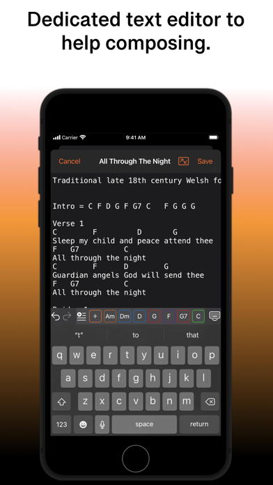 SongFolio: Chords,Tabs,Setlist Screenshot