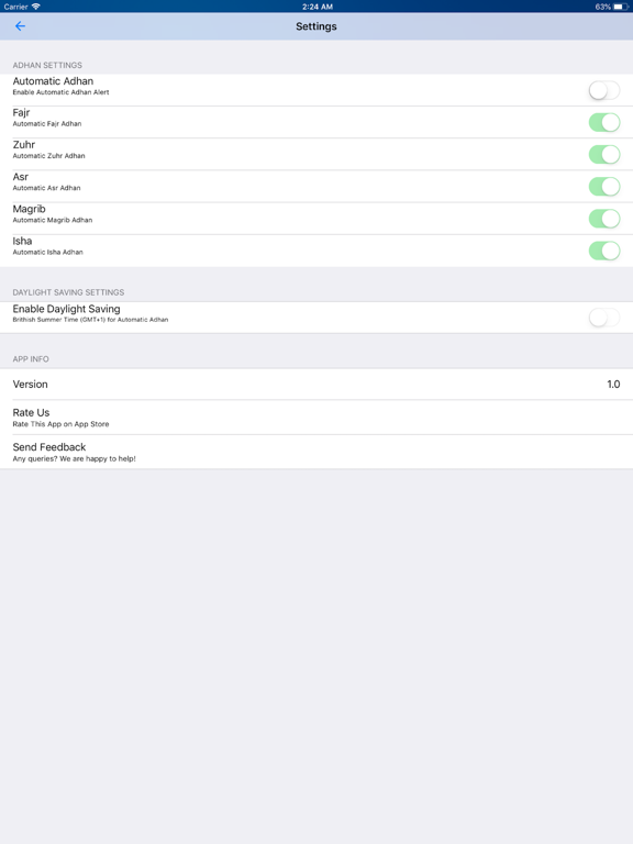 Kingston Mosque iPad screenshot