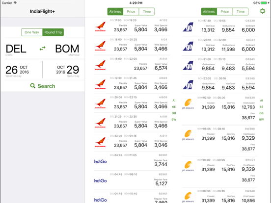 Screenshot #4 pour India Flight Lite