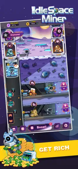 Game screenshot Idle Space Miner - Cash Empire apk