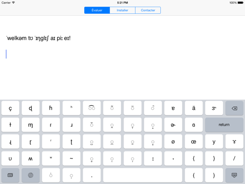 Screenshot #6 pour English IPA Keyboard