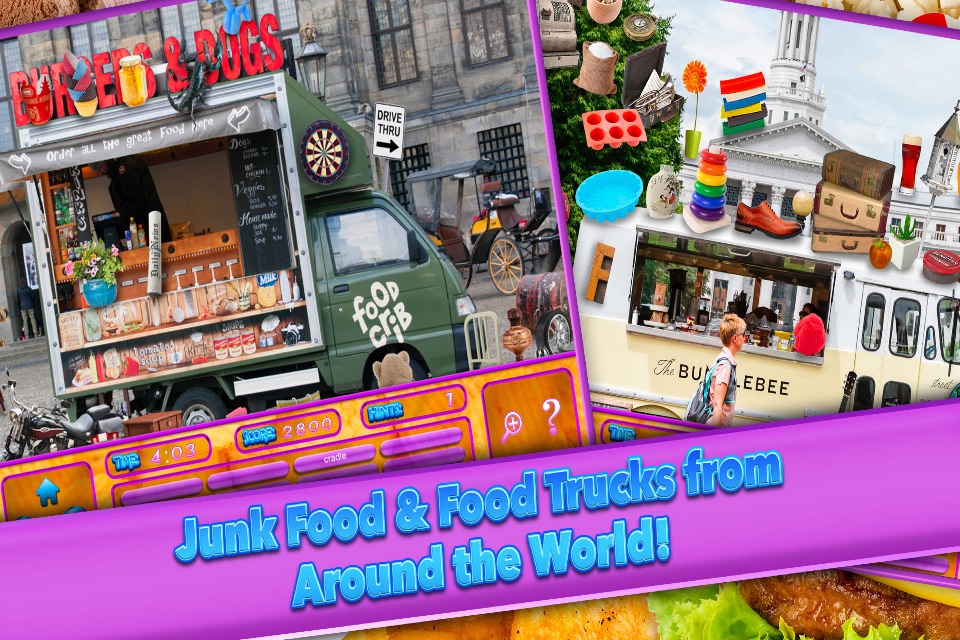 Hidden Objects Food Truck Time screenshot 2