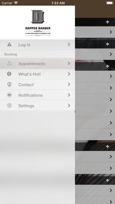DAPPER BARBER CLUB screenshot 2