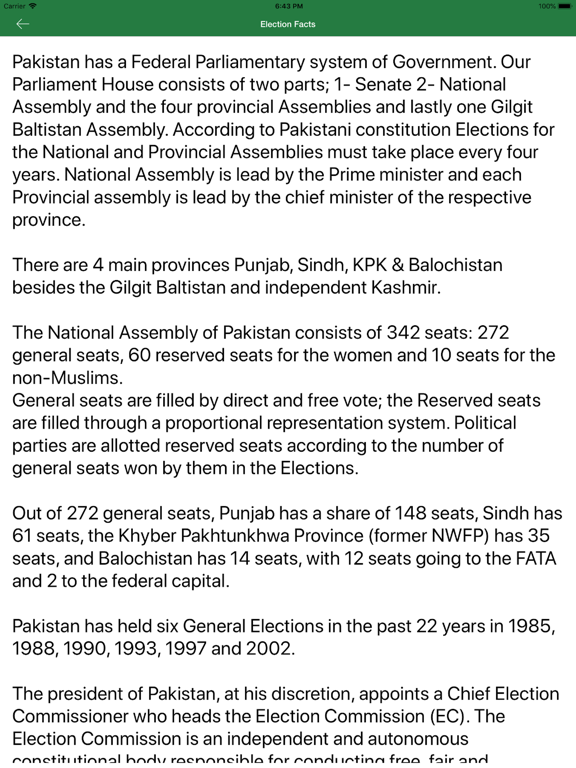 Screenshot #6 pour Pakistan Elections 2018