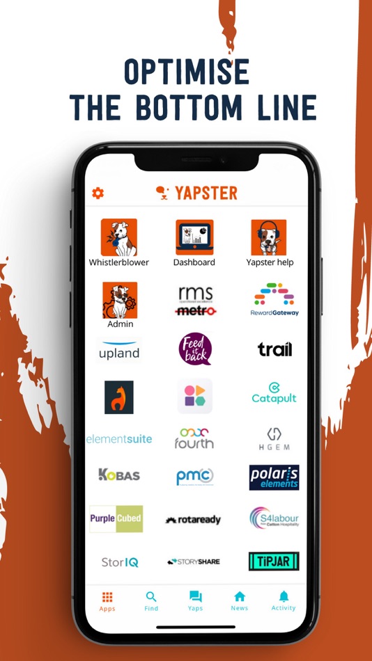 #5. Yapster - chat for teams (iOS) 由: EMPLOYEE REPUBLIC LIMITED