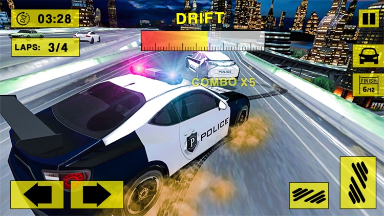 City Police Car Drifting 3D