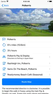 cornwall walks iphone screenshot 2
