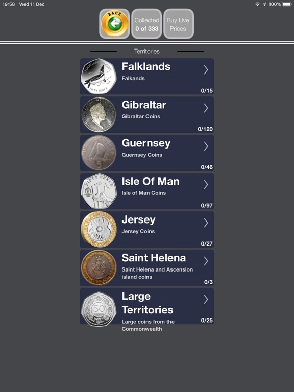 CoinsUK iPad screenshot 4 - Productivity app