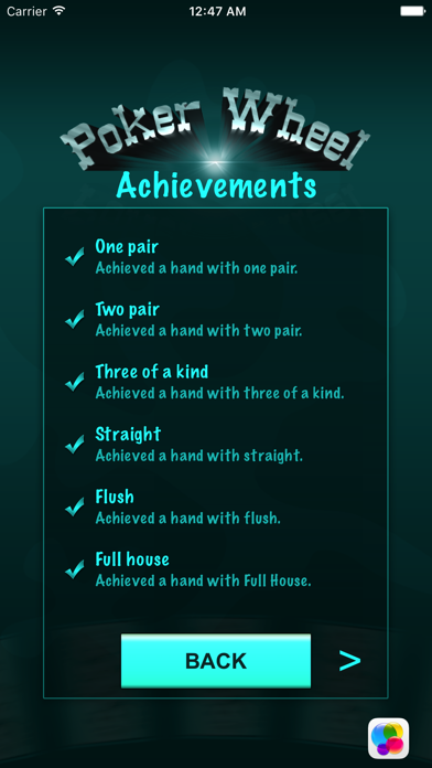 Poker Wheel Screenshot