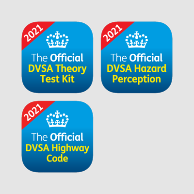 The Official DVSA Theory Test Kit, Hazard Perception and Highway Code app bundle