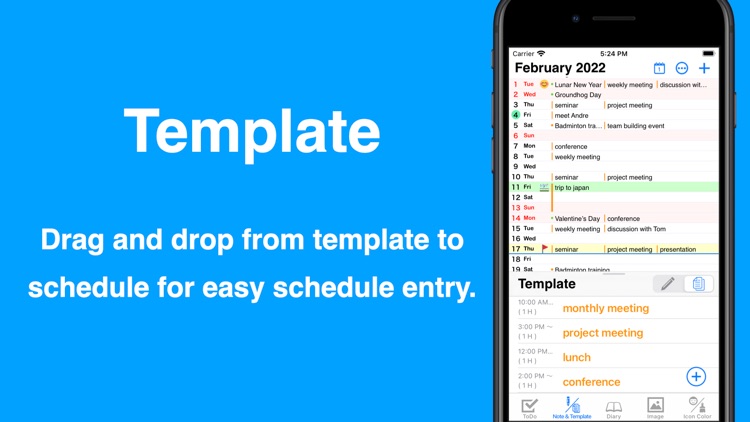 Vertical Planner:Calendar,Todo