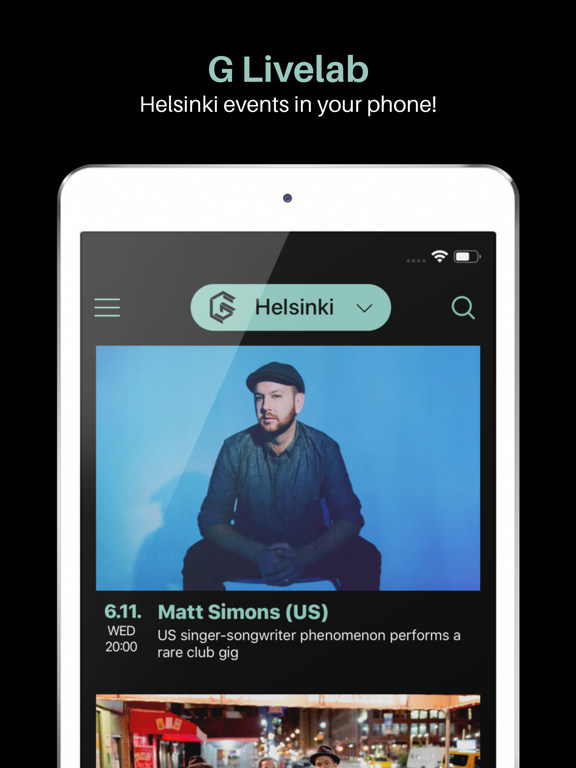 G Livelab iPad screenshot 5 - Food & Drink app