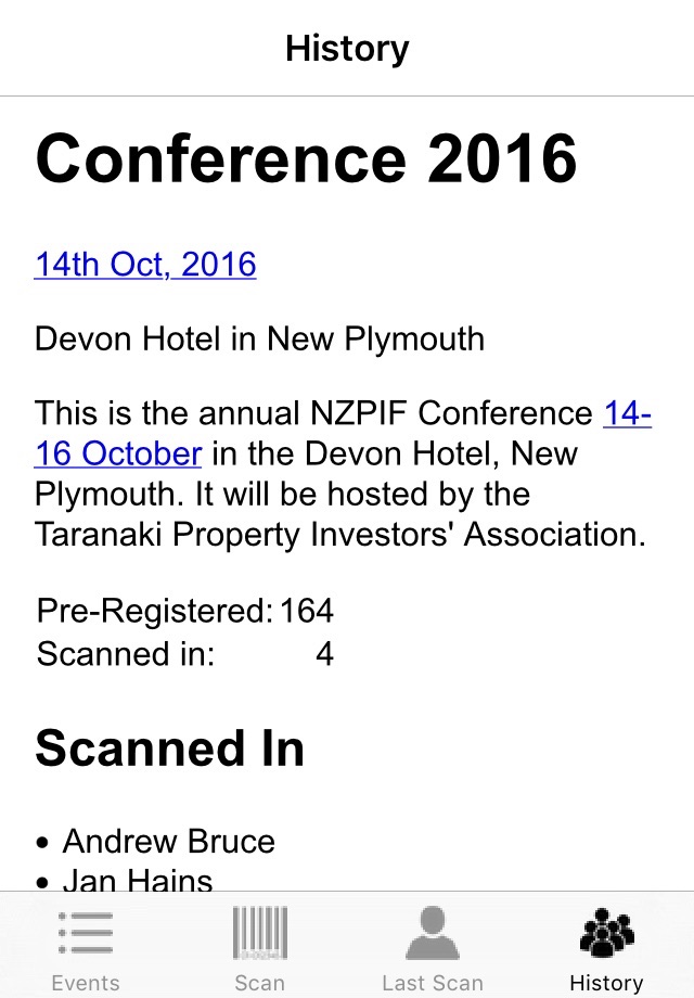 NZPIF Scanner screenshot 3