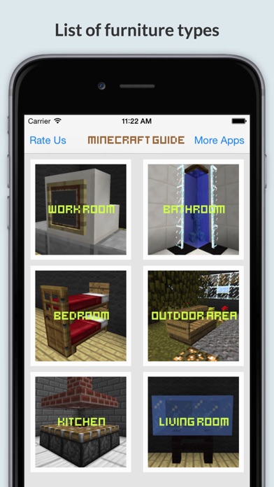 Screenshot #1 pour Furniture Guide for Minecraft