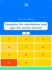 math quiz brain game iPad Captures Décran 2