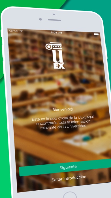 Universidad de Extremadura Screenshot